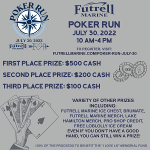 2022 Poker Run Prize Info